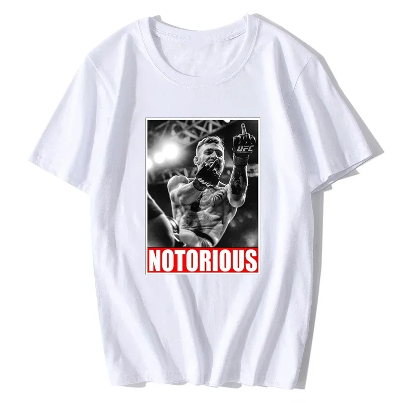 Conor McGregor Men Fan T-shirt Creative Design Graphic Tee Male Fashion Streetwear Tee Cool Shirt Homme Oversized Tees