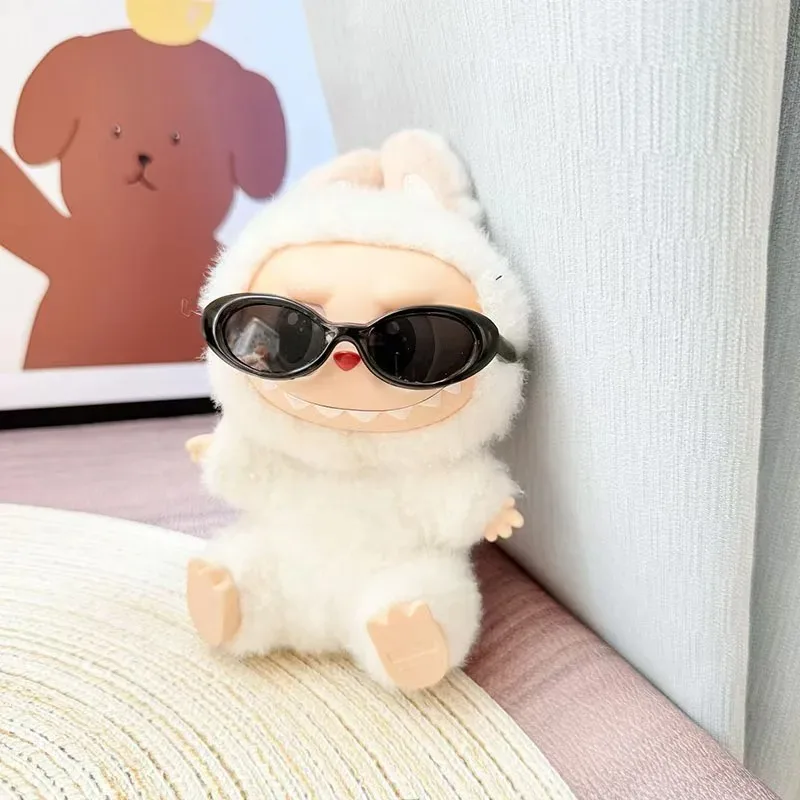 17 سنتيمتر الملابس لملابس Labubu الحمالات السراويل مريلة السراويل وزرة ل Labubu V1V2V3 إكسسوارات ملابس دمى