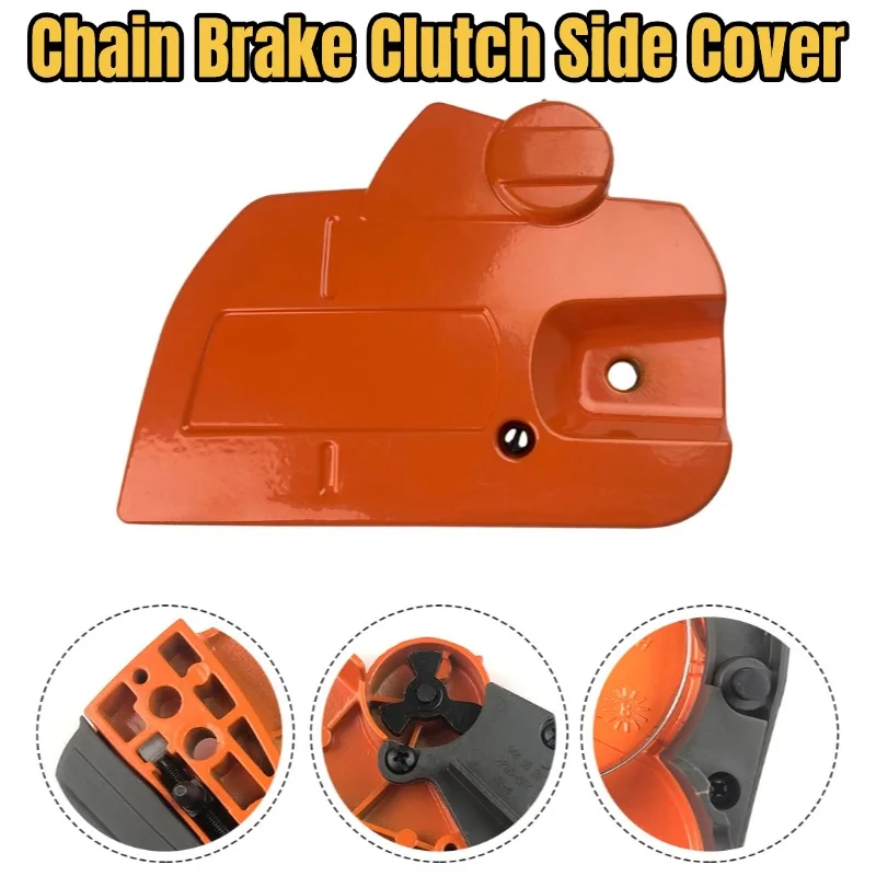 Chain Brake Clutch Side Cover for 445 450 Chainsaws Reliable Spare Part Made of Premium Plastic Replaces 544097902 544097901