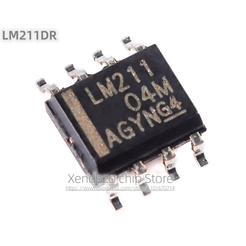 10pcs/lot LM211DR LM211 SOP-8 package Original genuine Differential comparator chip