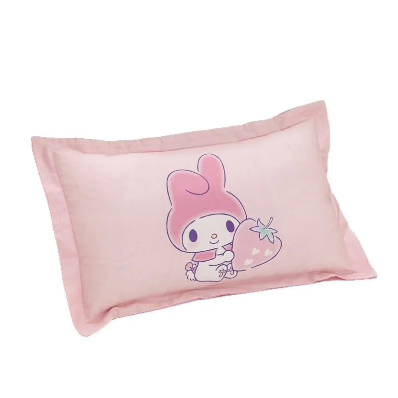 سانريو ماي ميلودي كورومي سينامورول كيس وسادة قطني مطبوع عليه رسوم كرتونية غطاء وسادة للأطفال لتزيين غرفة نوم الأطفال #6