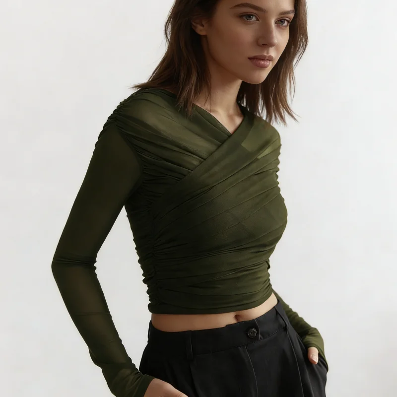 Chaleco acanalado Sexy de Color sólido para mujer, Top con botones, ropa exterior interior versátil, europea americana, 2026