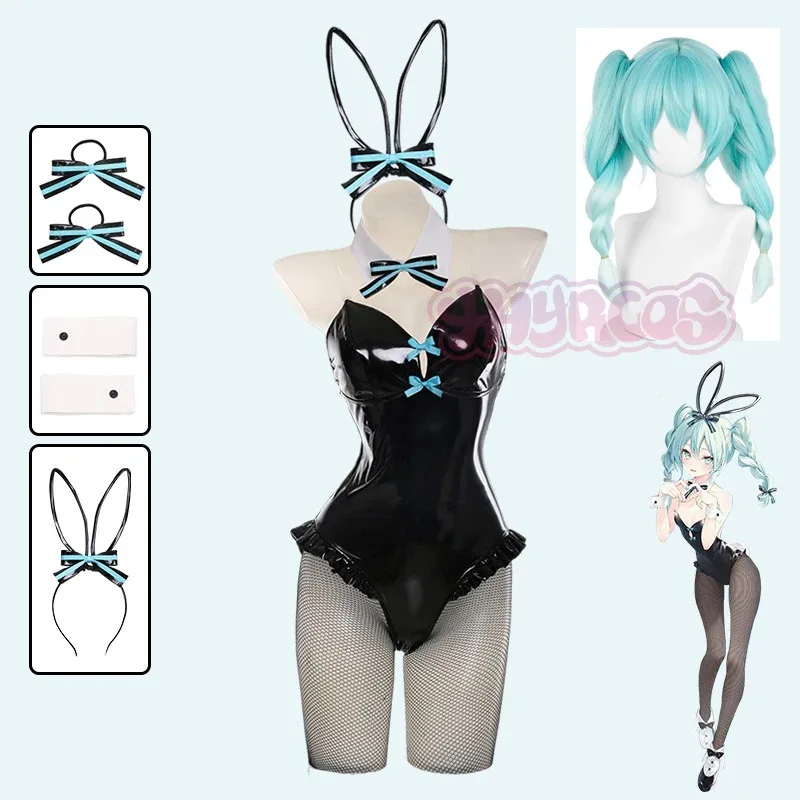 مثير Mikkuuu 16th الذكرى زي فتاة لطيف الزي الرسمي فستان Mikuu جميل تأثيري بذلة وشعر مستعار هالوين الأرنب جير sk؛ m1