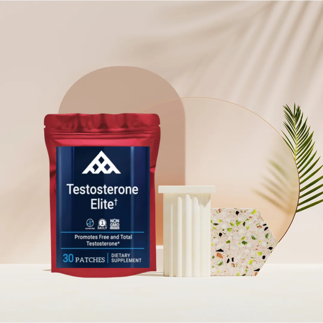 Life Extension Testosterone Booster For Men With Horny Goat Weed, Maca Root Transdermal Patches Energy Stamina 30 Patches