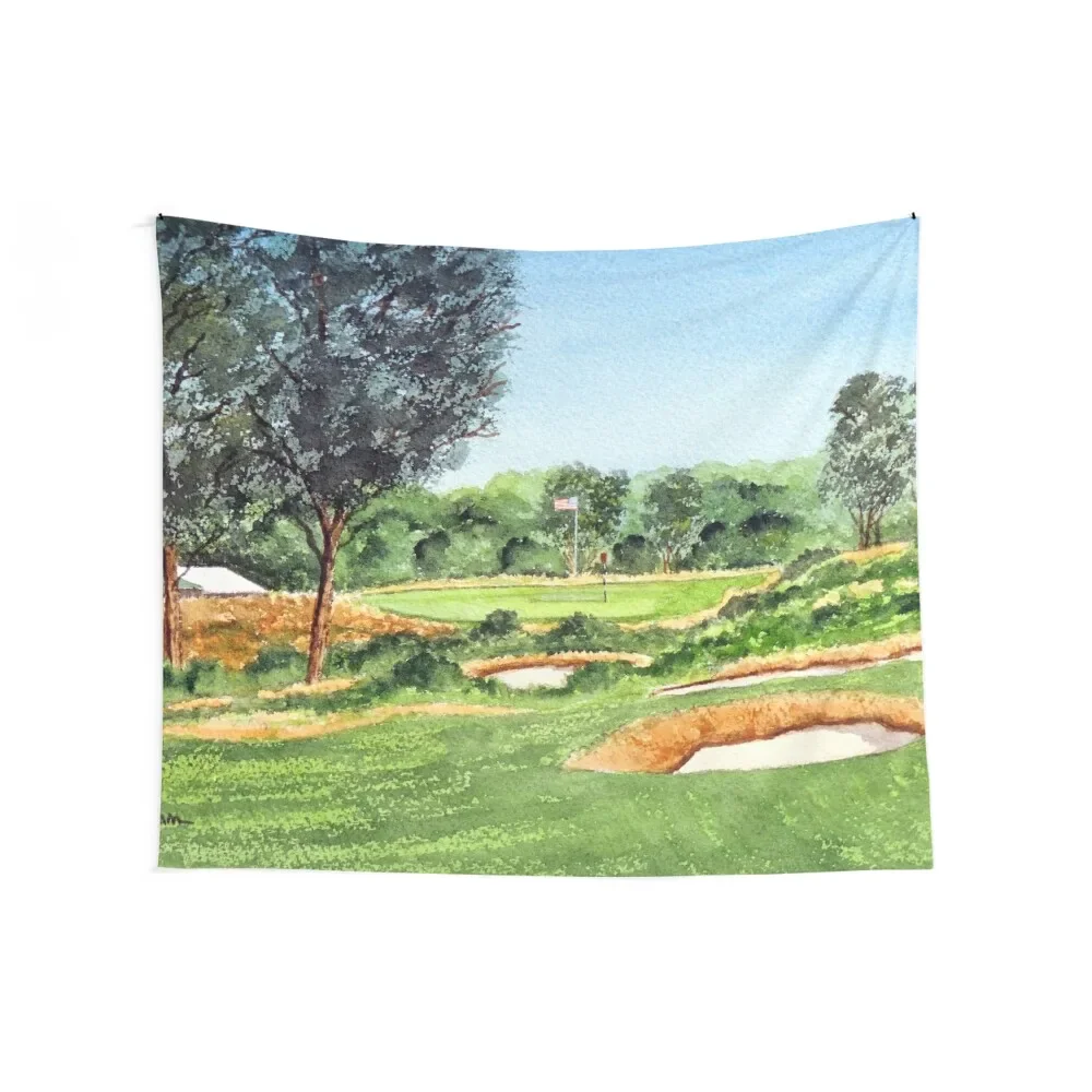 Merion Golf Course 16th Hole Tapestry Room Design Home Decoration Tapestry