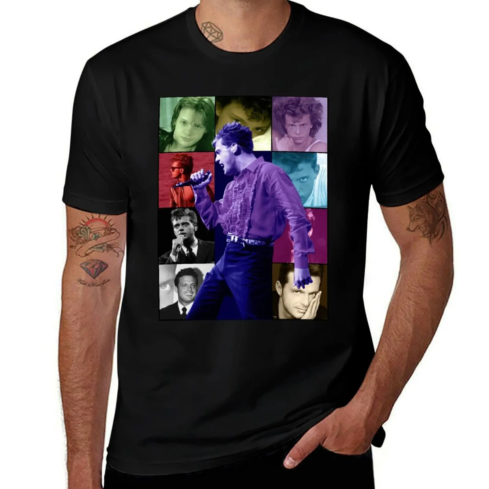 Luis Miguel Tour Eras (Back) T-Shirt cotton graphic tees anime tshirt boys animal print sublime mens big and tall t shirts