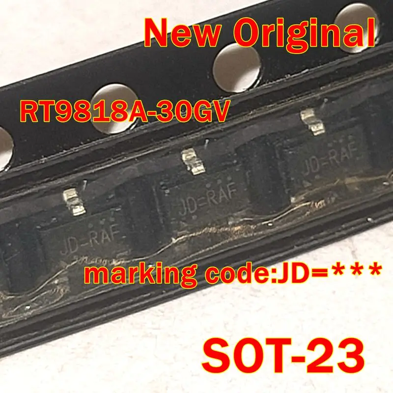 

RT9818A-30GV SOT-23 New Original marking code:JD=*** Micro-Power Voltage Detectors