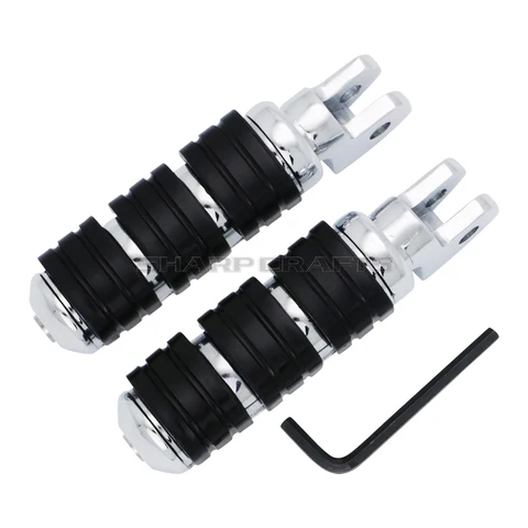 Передние или задние подножки мотоцикла, подножки для Yamaha V-Star XVS 650 950 1100 Dragstar DS Virago 750 XV1100 Stryker V-Max Bolt