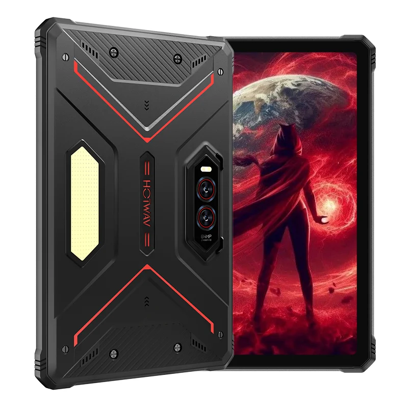 HOTWAV R9 Plus Rugged Tablet 20080mAh Mega Battery 11'' 2K Display Pad Android 14 8GB 512GB Tablet PC With Stand & Handstrap
