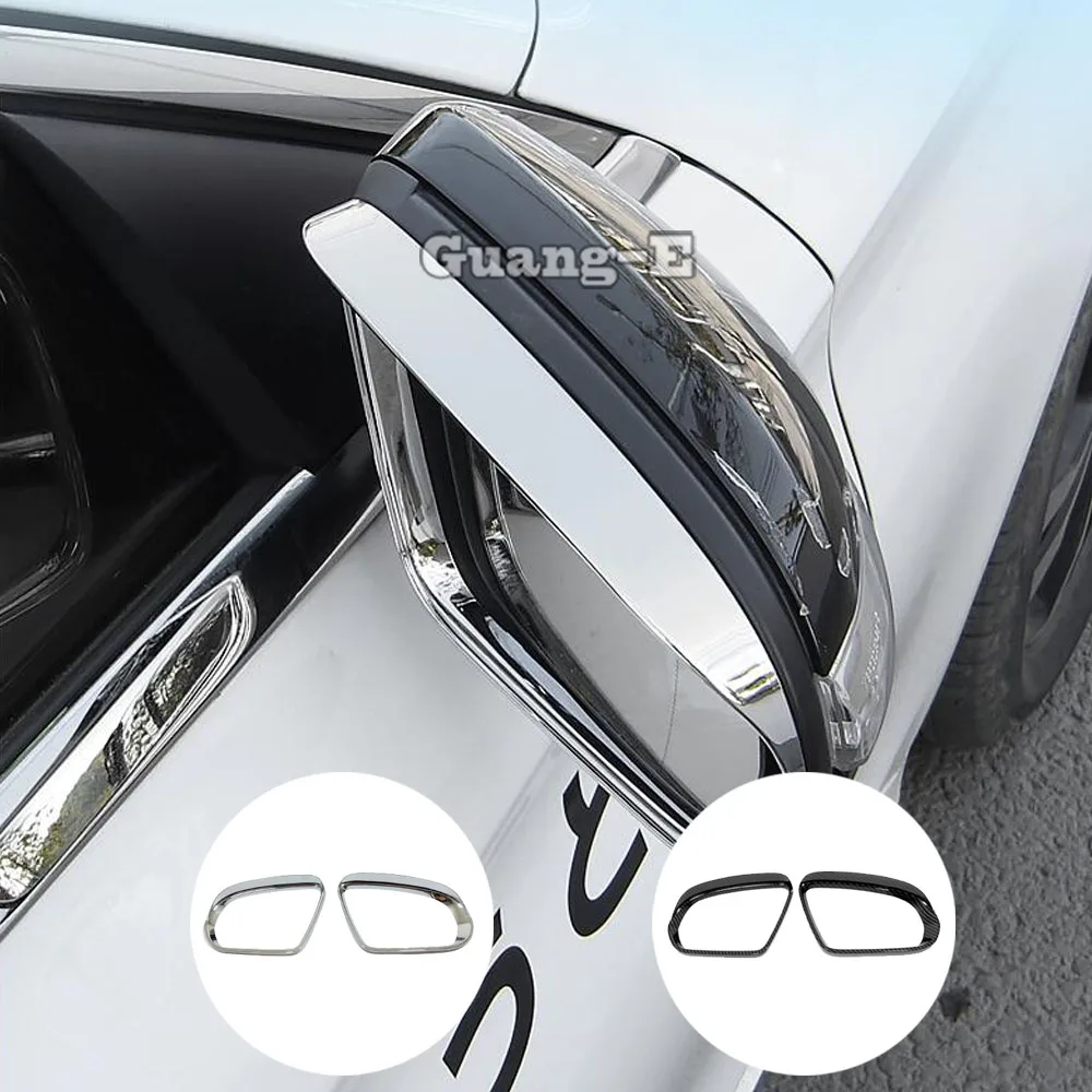 

Rearview Mirror Rain Stick Frame Cover Auto Eyebrow Accessories For Mercedes Benz GLB Class W247 X247 2019 2020 2021 2022 2023