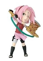 Bandai Original NARUTOP 99 Vol.4 WCF Series Haruno Sakura Uchiha Itachi Anime Action Figure Desktop Ornaments Model Kids Gift