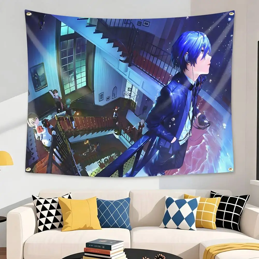 Makoto Yuki Game Persona 3 NEW Flag Tapestry Banner for Bedroom Living Room Outdoor Camping Custom Supported