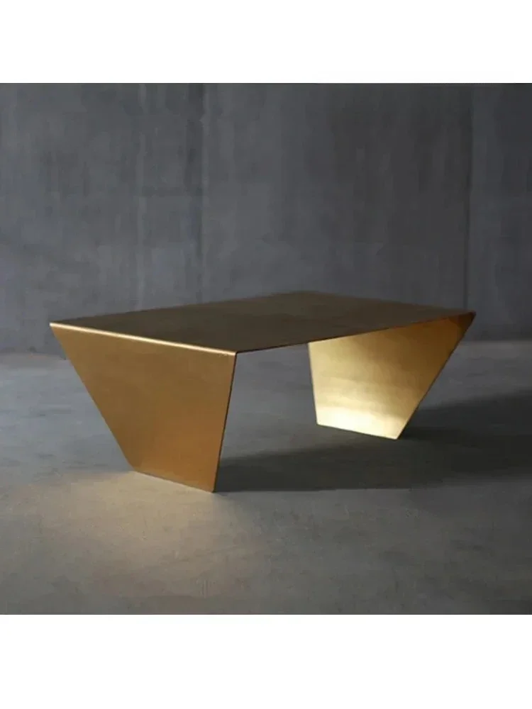 AAN Minimalist Nordic Modern Brushed Coffee Table Rectangular Personality Tea Table