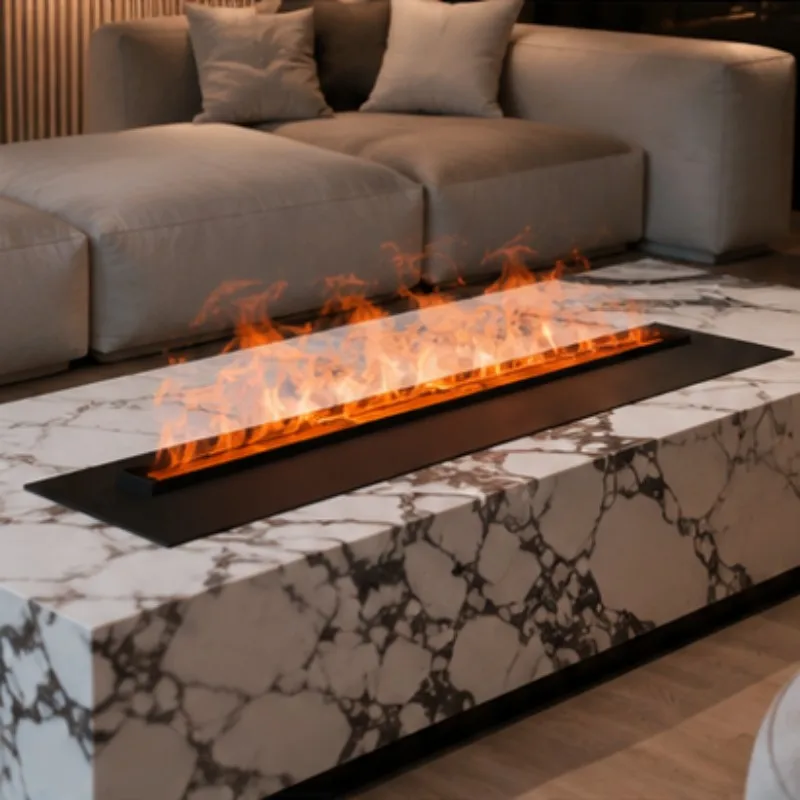 WOFAID 3D Water Vapor Fireplace Insert APP Remote Control Electric Mist Flame Fireplace Insert for Living Room Indoor Decor