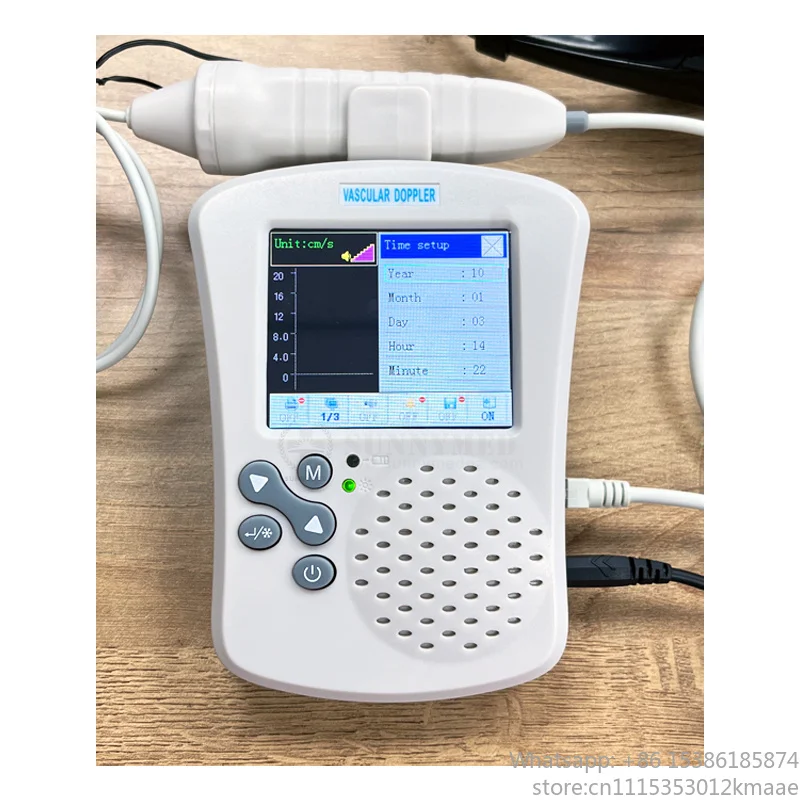 SY-W066-1 Vet Vascular Doppler With Touch Screen Including Animal Sphygmomanometer and Blood Flow Meter