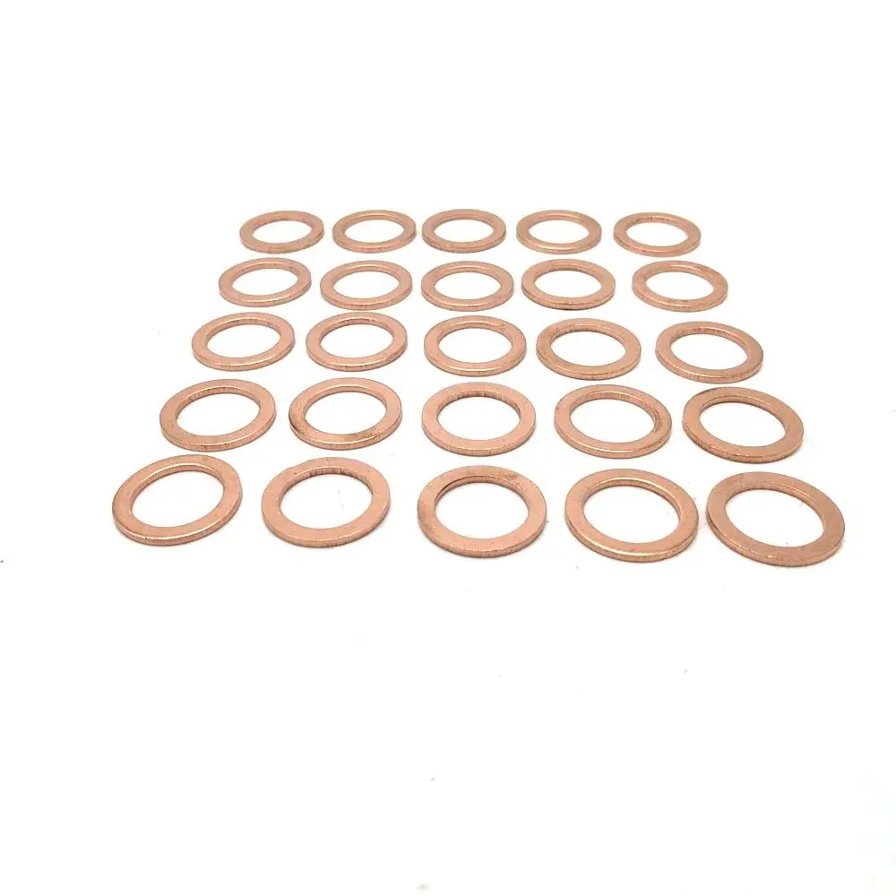 

25Pcs For Mercedes-Benz Oil Drain Plug Copper Crush Washer Gasket 007603-014106