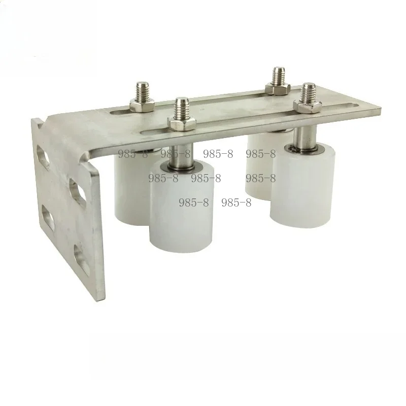 Quiet Smooth Nylon Track Roller, Anti-Sway Guide Wheel Stabilizer for Heavy Duty Sliding Door Frames & Gates