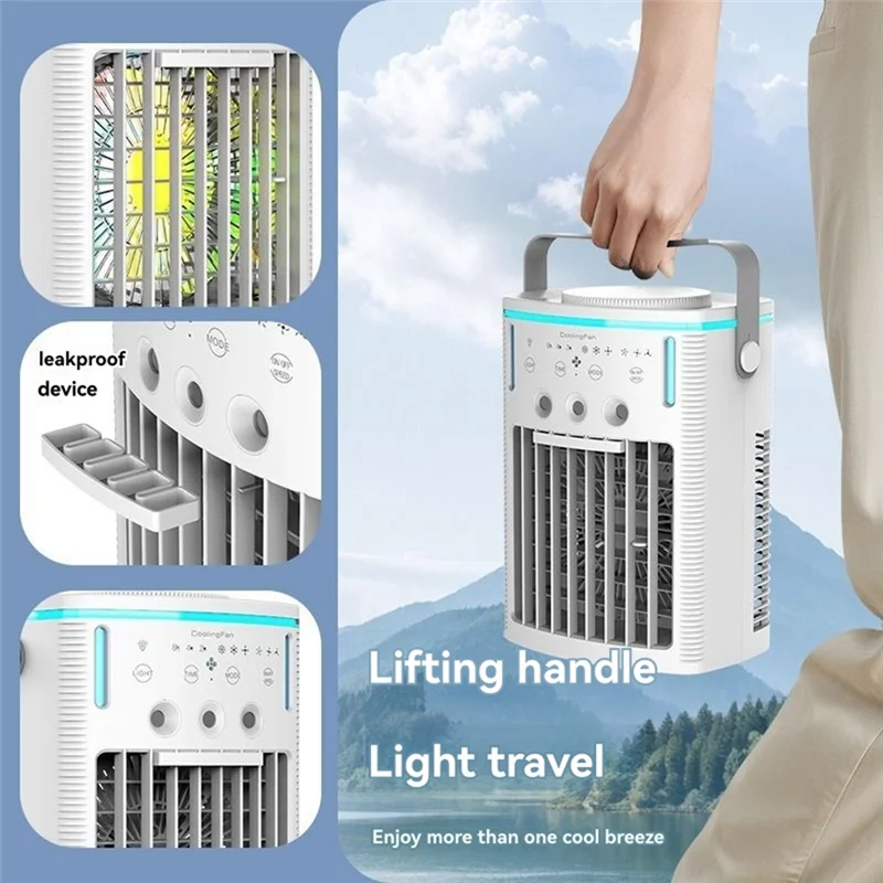 

A32T-Настольный охлаждающий вентилятор Портативный охлаждающий вентилятор Бытовой небольшой вентилятор для кондиционирования воздуха