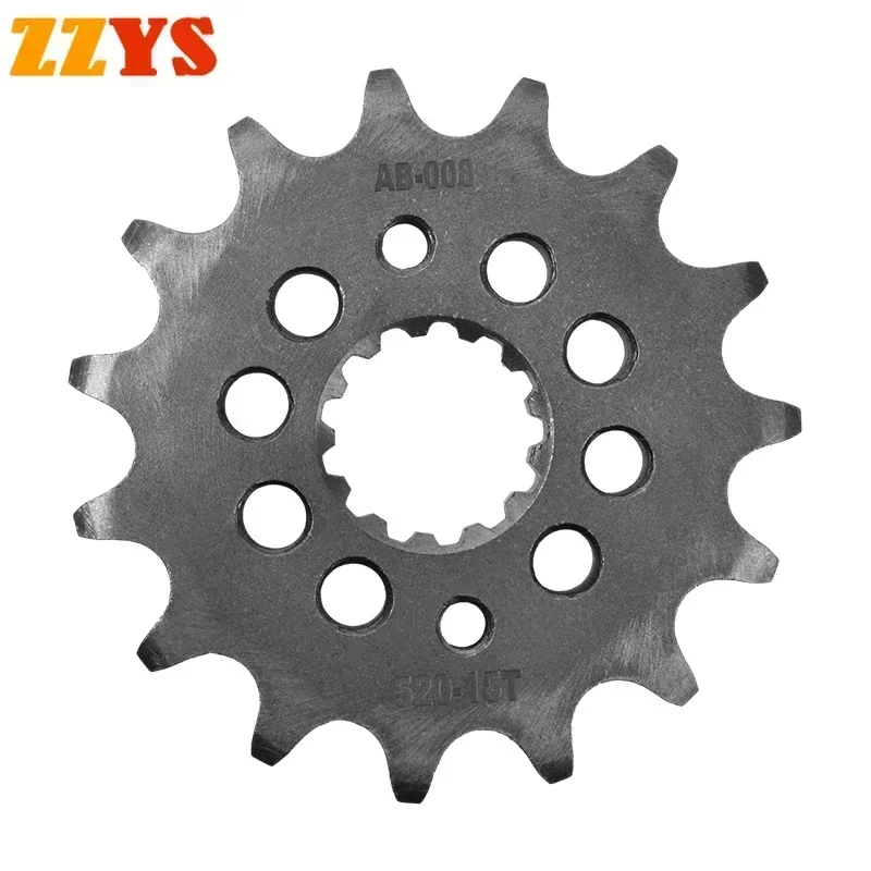 1pc 520 14T 15T 16T 17T Front Sprocket Gear Staring Wheel Cam For Kawasaki ZR400 D Xanthus ZXR ZR 400 ZR400D ZXR400 ZXR400H ZX-4 image 3