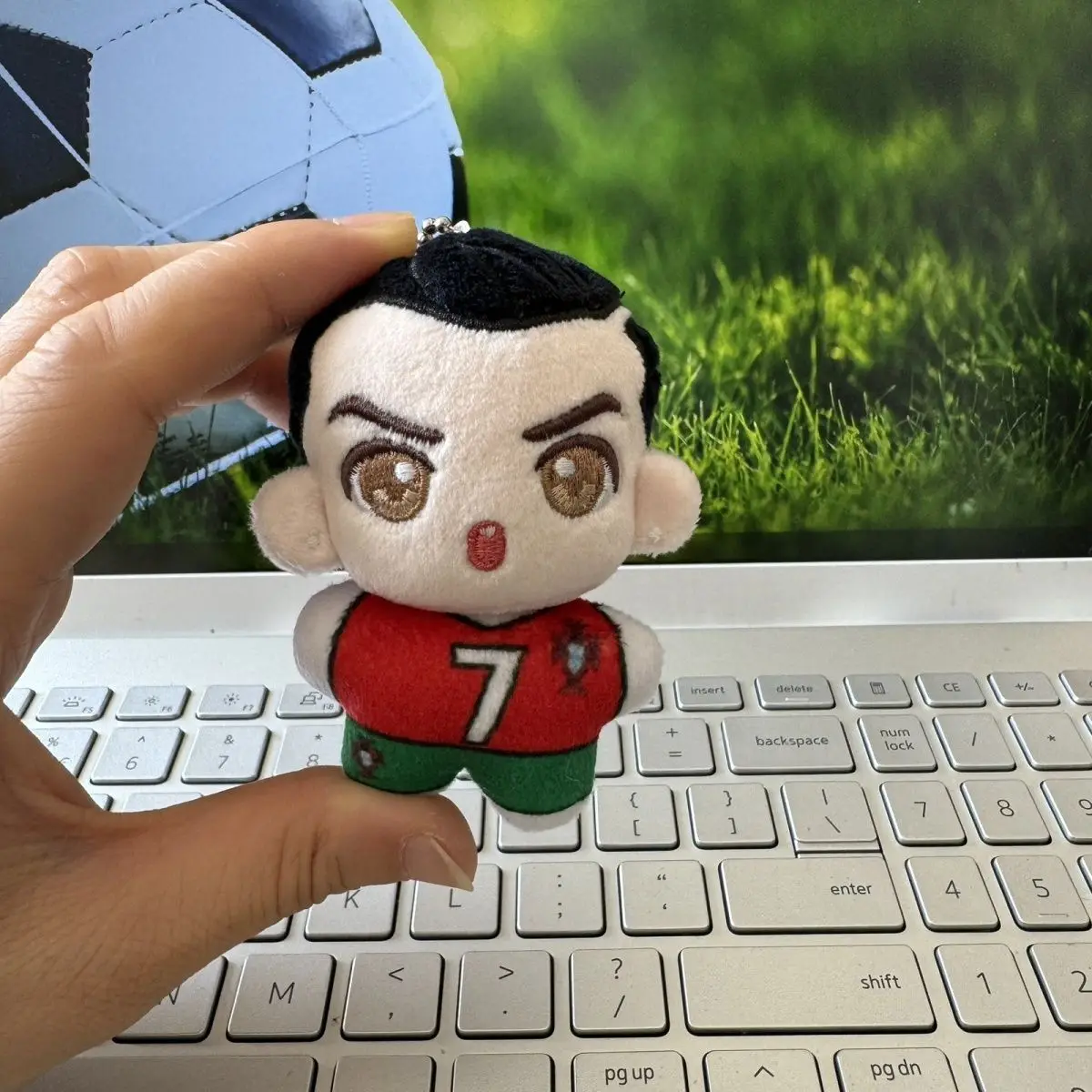 Haaland Bellingham Baumwollpuppe 7,5cm Mini Plüschtier Weltmeisterschaft Souvenir Sammlerfigur Anhänger Taschenanhänger Geschenk für Fans – Detail 12