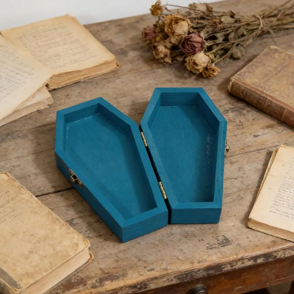 Wooden Casket Pet Urn Hinged Pet Memorial Urn Decorative Pet Urn Keepsake Box with Lock for Pets Ash Small Collectibles