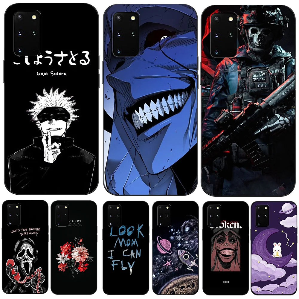 For Samsung Galaxy S20 Case For Samsung S20 PLUS S20 Ultra S20 FE Case GalaxyS20 S 20 + tpu case cute anime army snake