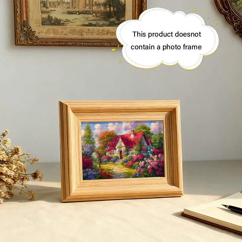 500 قطعة من صندوق الألغاز الصغير للبالغين بتصميم كوخ الحديقة - مقاوم للخدش، مستوى صعوبة عالي للكبار، أدخل عائلي #5