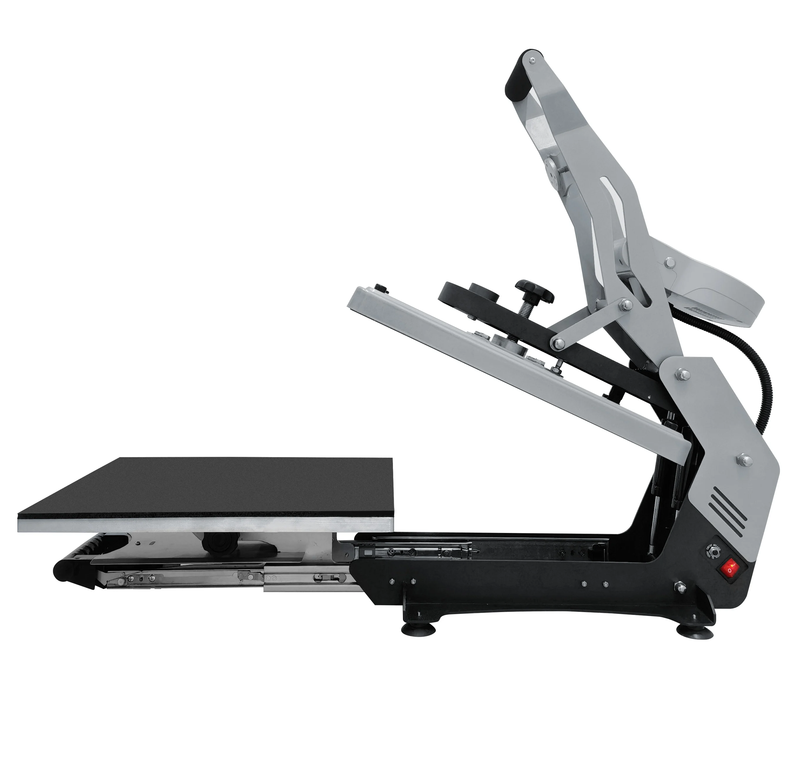 New Design 38 x 38cm Semi Auto Open Sublimation Heat Press Machine