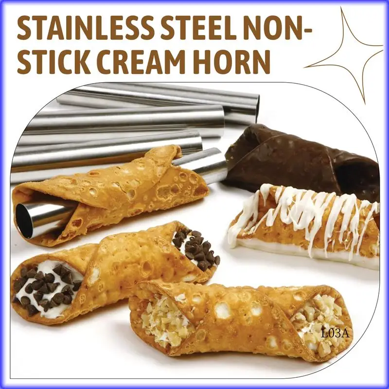 

RM-19 шт., набор форм для тюбиков Cannoli, крем-рог, датская форма для кондитерских изделий для кремового рулета-ракушки