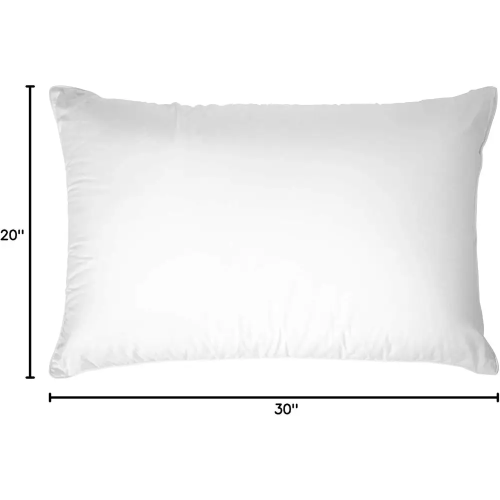 Loves to Be Washed Pillow Queen ound in day Inn Exprby Hotels Set o 2, White, Queen Size (Pack o 2)