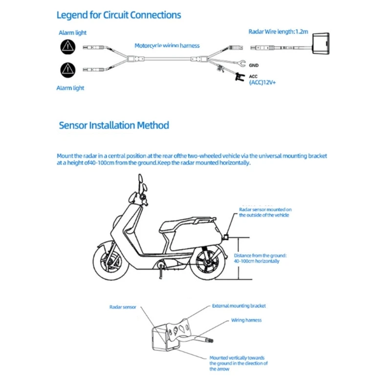 77Ghz Blind Detection System Lane Changing Warning Assistance