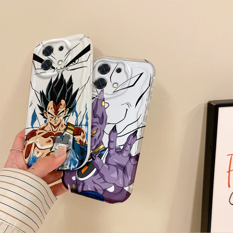 Hot D-Dragon Balls Beerus Anime Phone Case for Redmi Note 13 12 11 ProPlus 10 9 Pro 14C 13C 12C 11S 10A K70 TPU Shockproof Cover