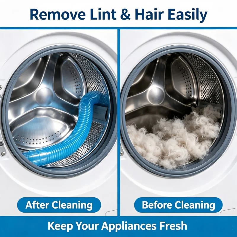 1pcs Upgraded Dryer Vent Cleaner Universal Vacuum Hose Accessory Flexible Deep Cleaning Tool for Dryer Vent Washing Machine Remo image 5