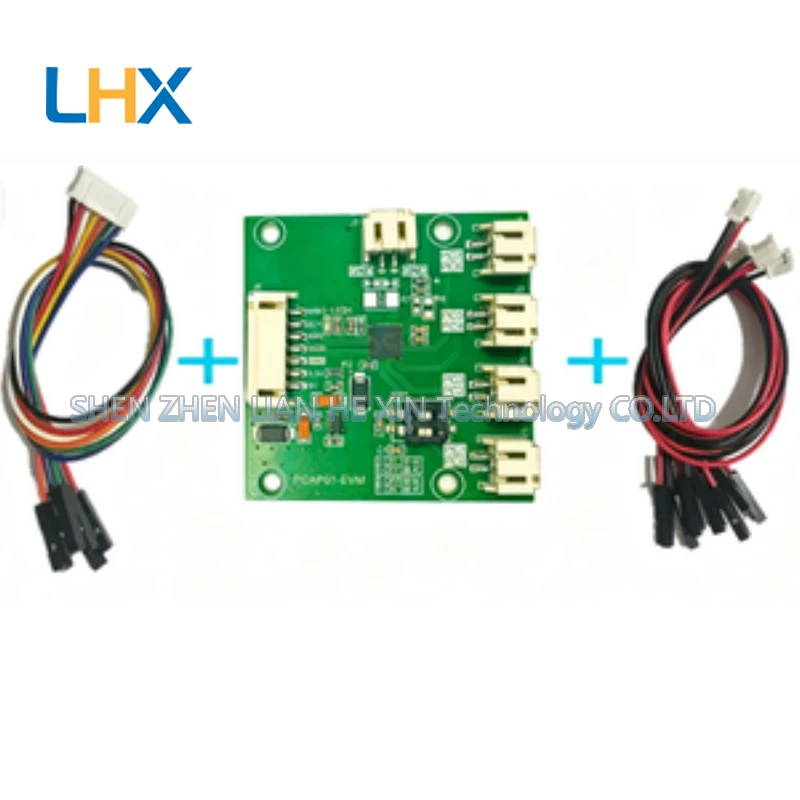 PCAP01 capacitance measurement module pressure sensitive humidity sensitive Angle capacitance acquisition board high precision