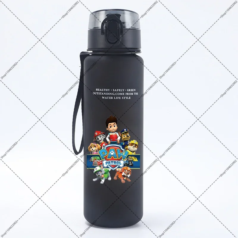 Paw Patrol 650ML Water Bottles Cartoon Anime Pattern Printed Sports Bottle Women Men Outdoor Fashion Cup Birthday Party Gifts