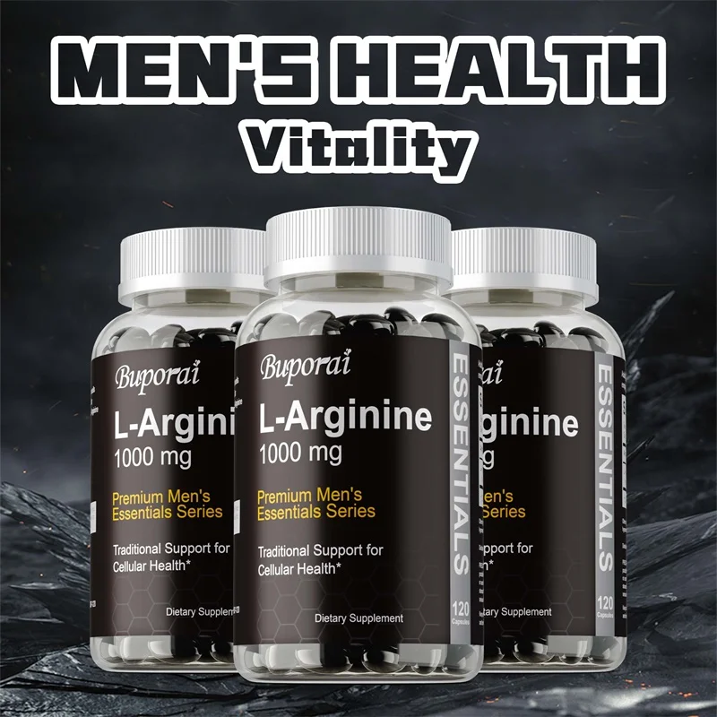 

L-Arginine Capsules - Promote Blood Circulation, Boosts Muscle, Energy and Endurance, Pre-Workout Performance & Muscle Mass