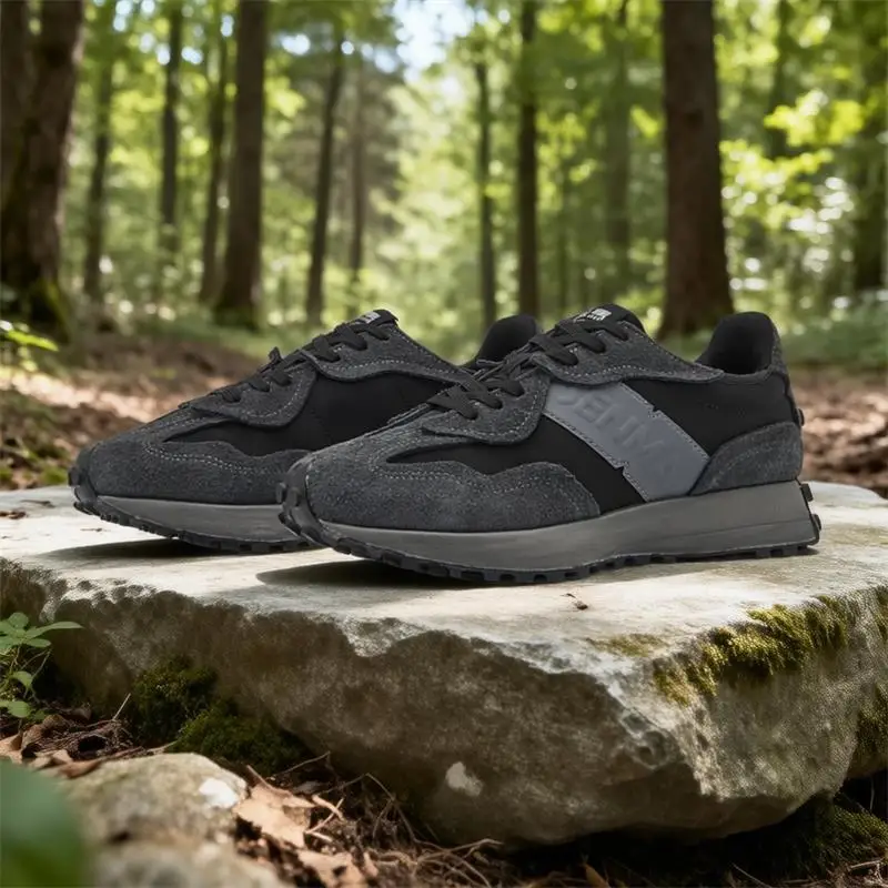 

Men & Women Closed-Toe Soft Leather Sports Shoes, Chunky Sole Elevator Sneakers, Street Daily Casual Shoes