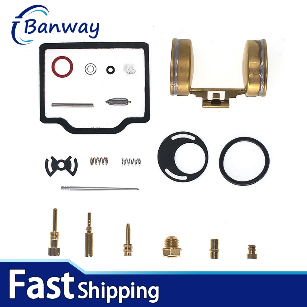 

For Honda CB100 CL100 SL100 XL100 1970-1976 Carburetor Repair Kit Carb Rebuild Set With Float Gasket Needle Valve