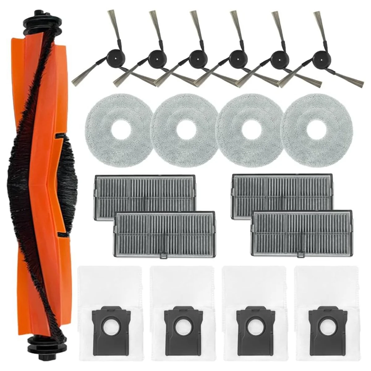 

Для X40 Ultra, S30 Pro Ultra робот-пылесос, основная боковая щетка, фильтры НЕРА, Швабра, тканевые мешки для пыли