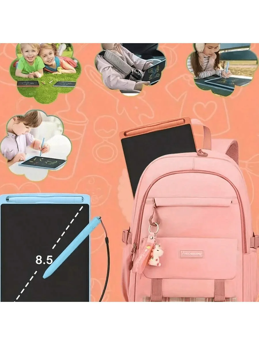 LCD Writing Tablet for Kids, Erasable Reusable Electronic Drawing Board, Portable No Ink Doodle Sketch Pad, Educational Learning Toy Gift for Boys Girls view 8