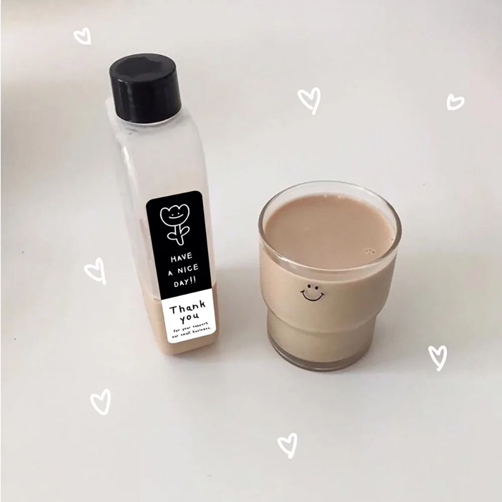 30Pcs Square Thank You Sticker Decorative Seal Labels Small Business Gift Decoration Stickers