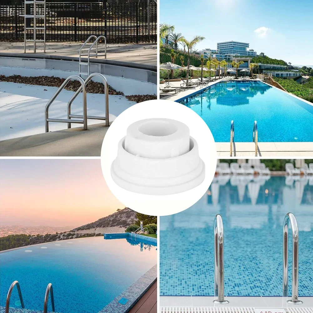 2Pcs Durable Safety Swimming Pool Accessories Swimming Pool Ladder Bumper Rubber Plug Ladder Bumpers Caps Ladder Plug