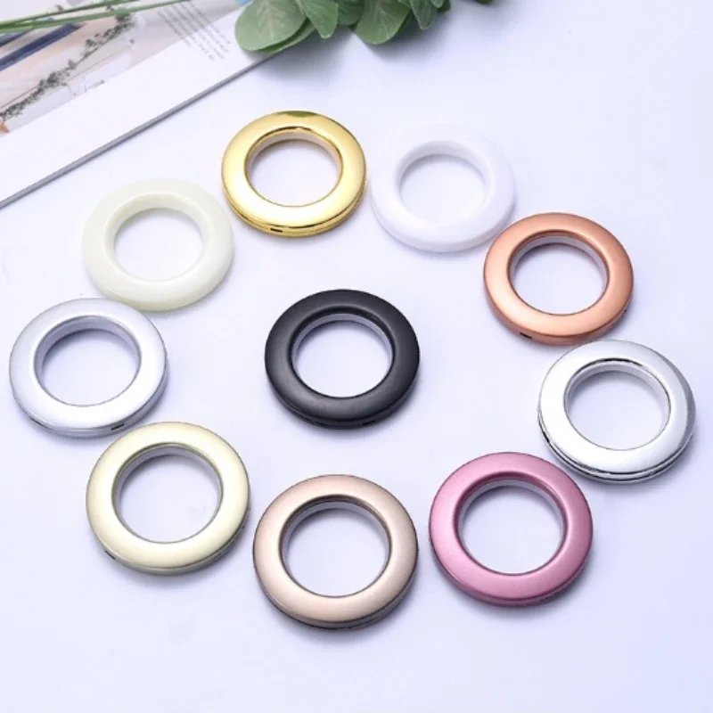 20/40/75PCS Curtain Grommets High Quality Home Decoration Curtain Accessories Roman Rod Silencer Ring  home accessories