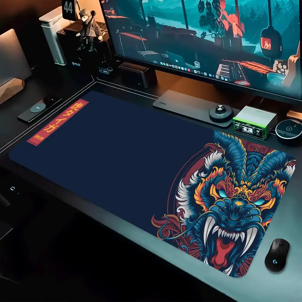 

Коврик для мыши Tiger Yasha, большой игровой коврик для мыши, коврик для компьютерной мыши, настольный коврик, коврик для офисной клавиатуры