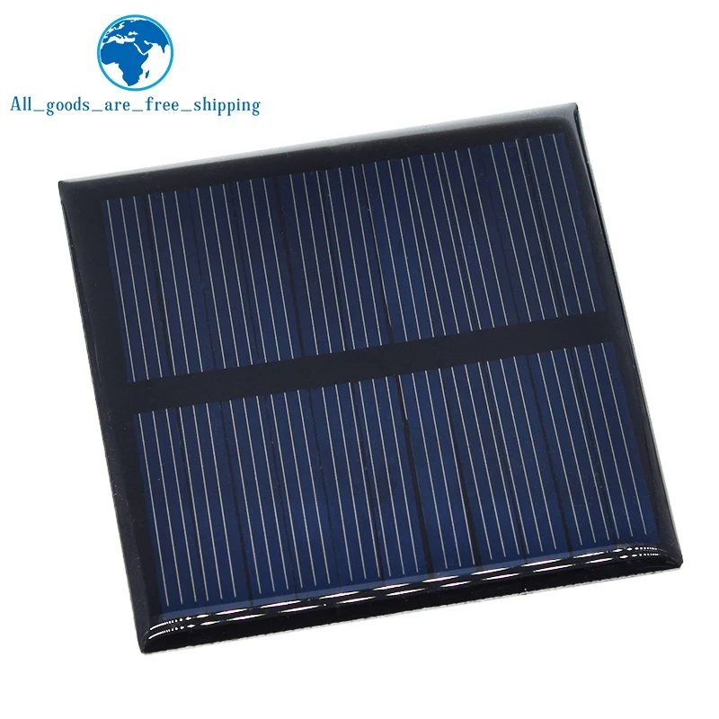 1PCS 60mm Solar Panel 5.5v 80ma 0.44W Mini Solar System DIY For Battery Cell Phone Chargers
