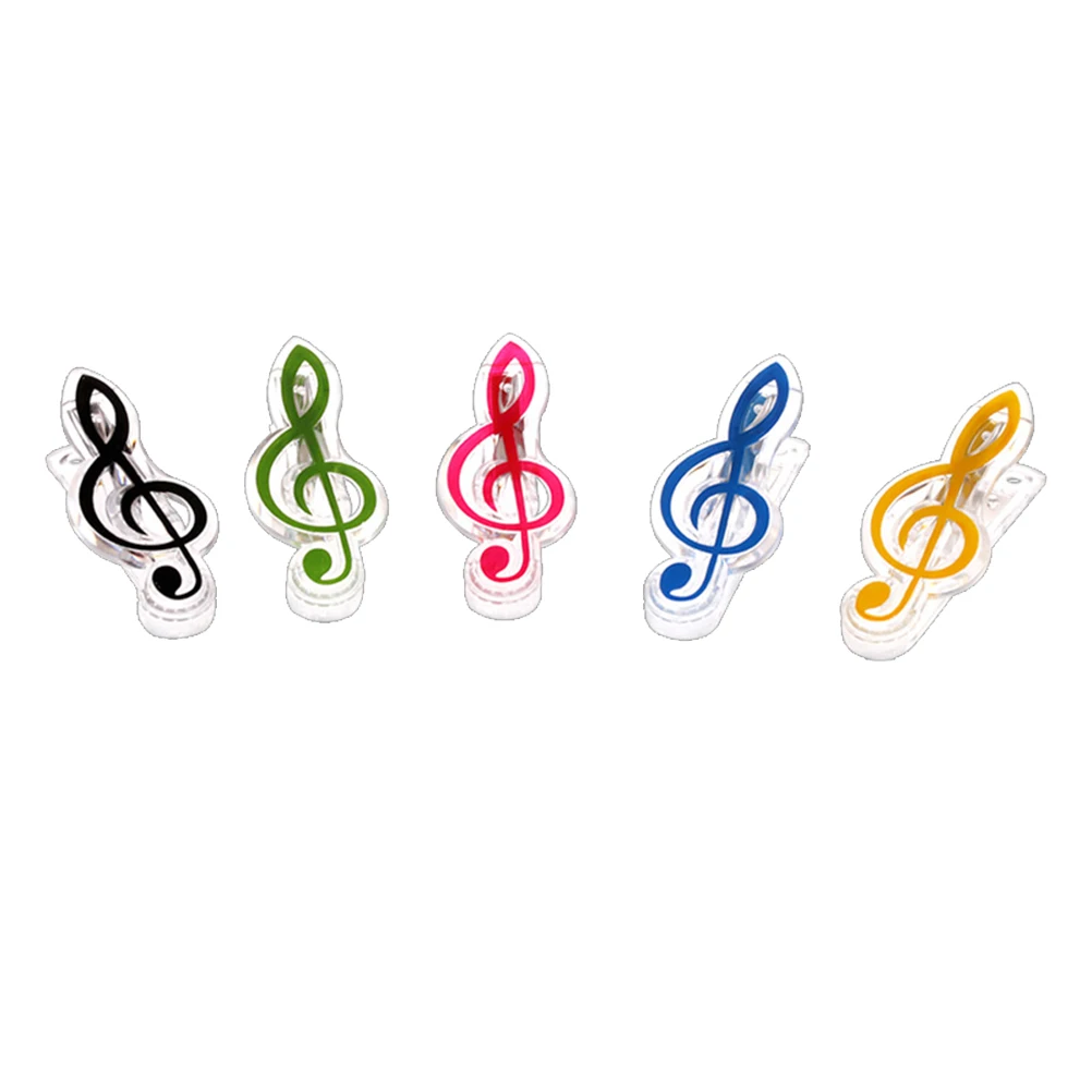 

10pcs Piano Music Holder Plastic Grip Colorful Music Clip For Pianist Book Stand Page Holder Durable Large Book Organizer
