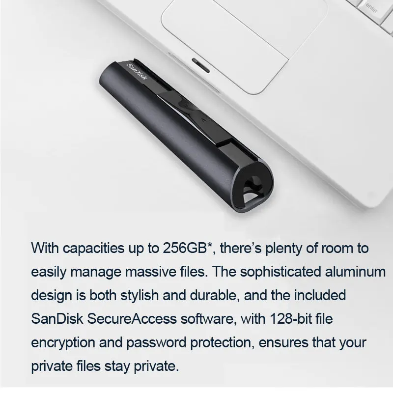 SanDisk Extreme PRO USB 3.2 Gen 1 Solid State Flash Drive 128GB 256GB Pen Drive Pendrive Memory Usb Stick Write Speed up to 380M