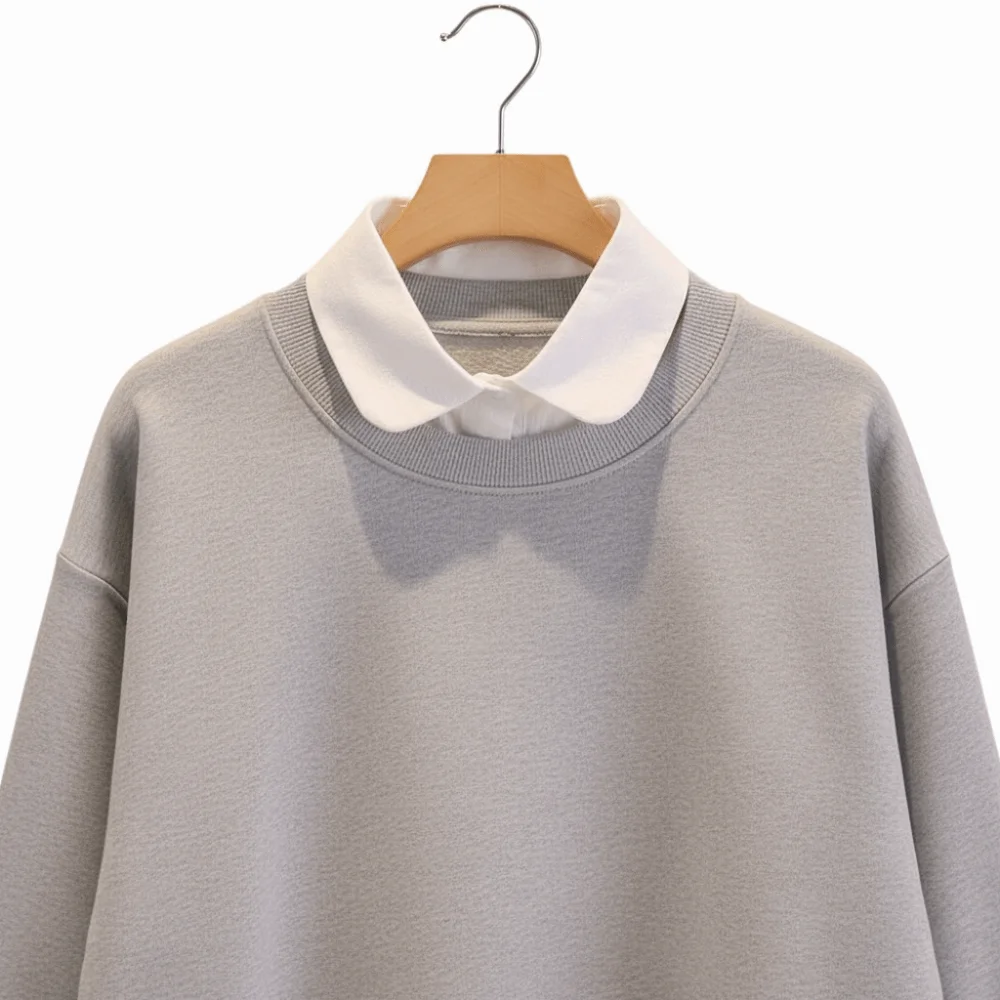 

Хлопковый накладной воротник, милый круглый отстегивающийся воротник-блузка, воротник-стойка, тонкий воротник для одежды, аксессуар