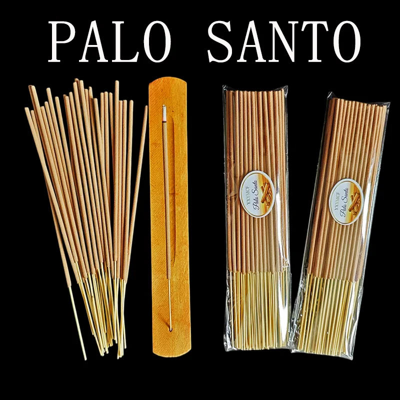 50/100pcs Premium Peruvian Sacred Wood Incense Stick Palo Santo Fragrance for Yoga Meditation Purifying Ideal Emotional Boosting