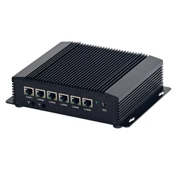 HUNSN Firewall Micro Appliance,Pfsense,Mikrotik,OPNsense,VPN,Router PC,RM02,Core I3/I5,6x Intel 2.5GbE LAN,AES-NI,HDMI,SIM Slot